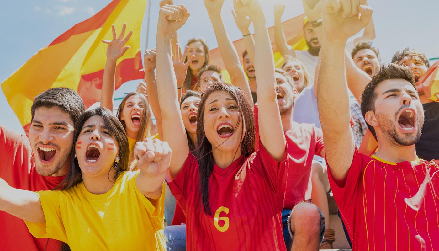 Spain fans