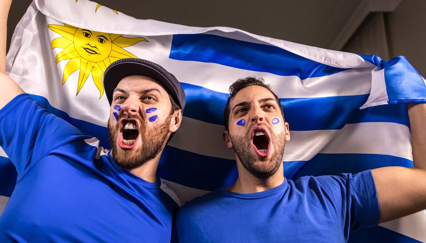 Uruguay fans